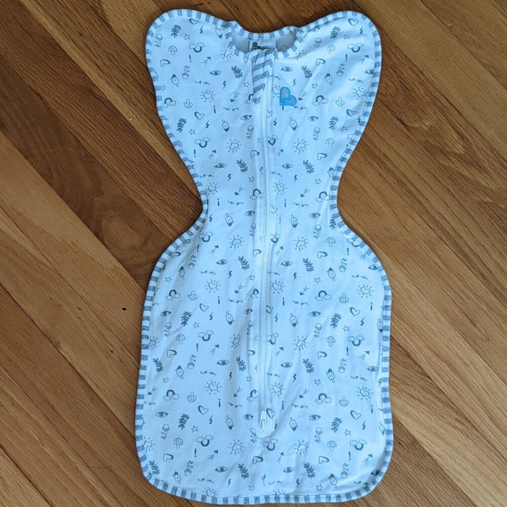 Swaddle Sack Sleep Bag in Light Blue by
